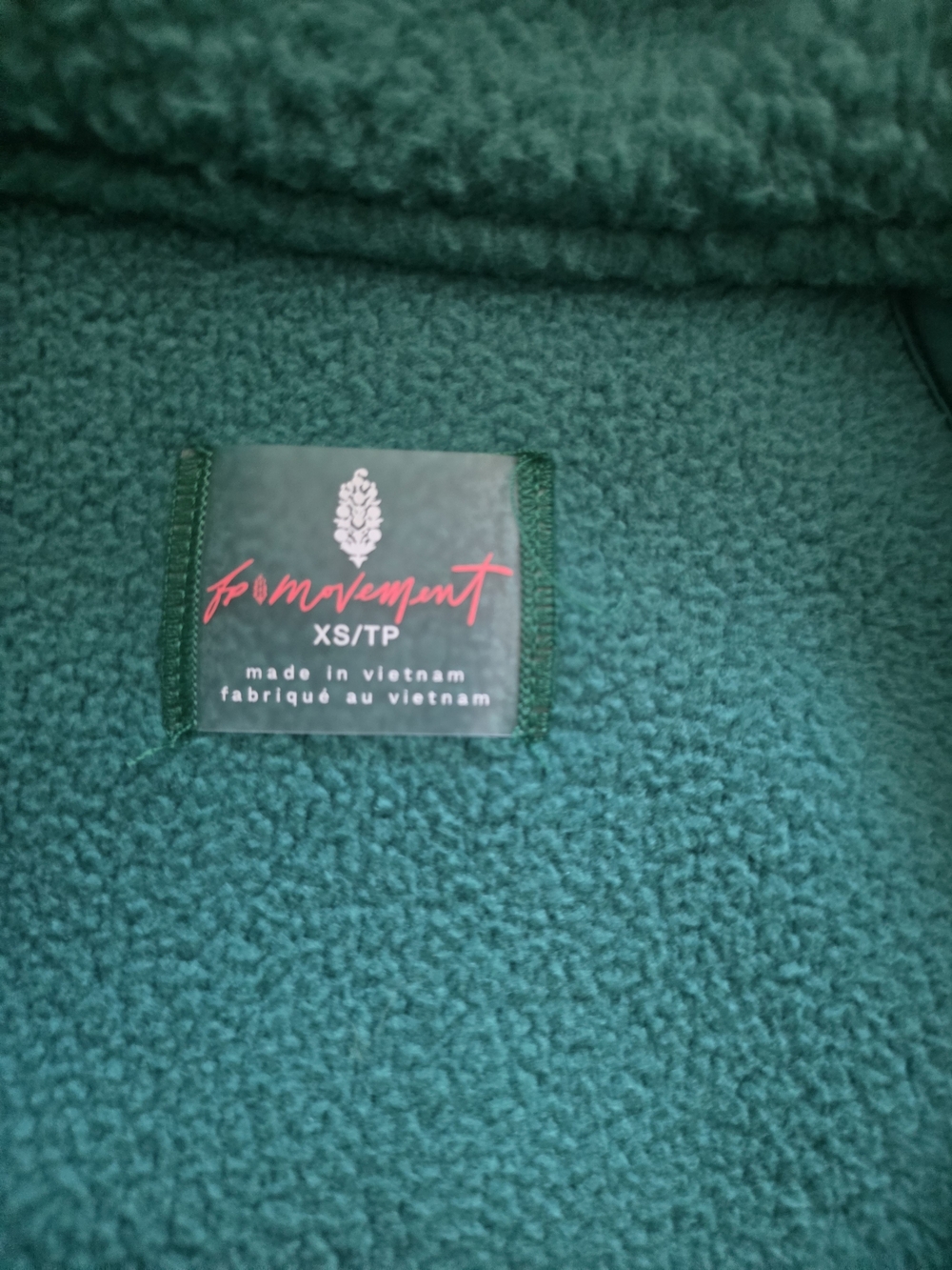 Free People Movement Fleece Jacket Size XS. - Picture 9 of 16